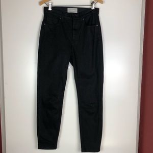 Everlane Skinny Black Denim Ankle Jeans, Size 27